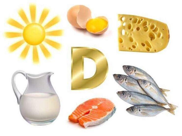 vitamine D dans les produits pour la puissance